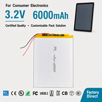 Batterie au lithium polymère 3,7 V 6000 mAh 3595130 de gros d'usine, haute énergie, protection environnementale pour tablette et banque de données