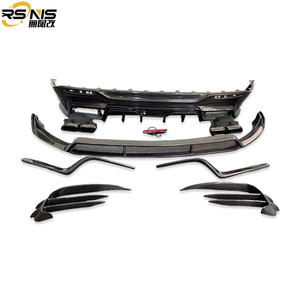 Nuevo Kit de Carrocería para Mercedes-Benz <span class=keywords><strong>GLB</strong></span> 250 4MATIC 2020-, Alerón Delantero de Fibra de Carbono Mejorado, Faldones Laterales, Alerón de Lujo, Capó, Hecho en China - Product Image 2