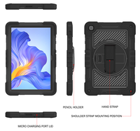 Housse de tablette robuste et robuste pour étui pour tablette Honor Pad X8 10.1 pouces avec sangle