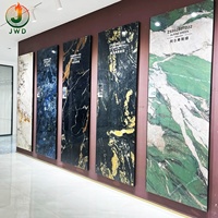 Panneau mural en PVC marbré UV à impression numérique haute brillance, design livre ouvert