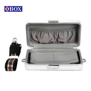 Caja de Maquillaje OBOX con Rayas Verdes y Cajones con Cerradura, Organizador de Cosméticos Portátil para Uso Doméstico - Product Image 2