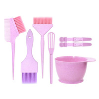 Vente directe d'usine, ensemble d'outils de coloration capillaire en plastique durable, brosse et peigne professionnels pour salon, utilisation pour la coloration et le traitement des cheveux