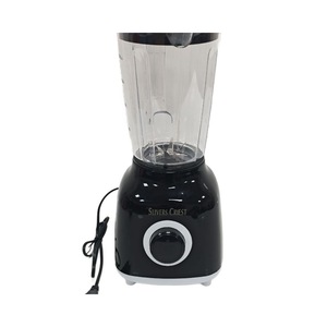 Procesador de alimentos eléctrico de doble taza de 1,5 l, molinillo de palo multifuncional, licuadora pequeña, fabricante de jugo, botón pulsador, uso doméstico, Plástico - Product Image 5
