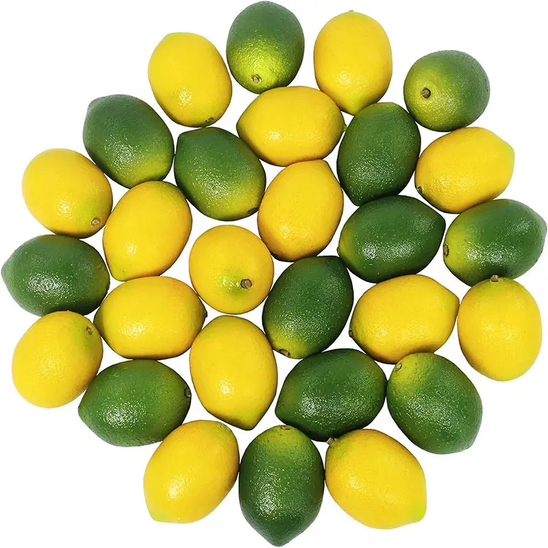 Искусственные желтые лимоны