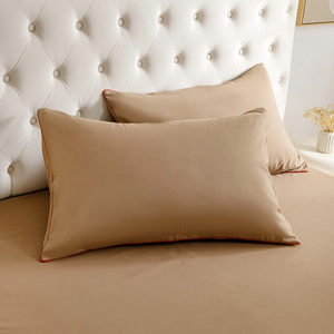 Ensembles de housse de couette douce avec passepoil Couvre-<span class=keywords><strong>lit</strong></span> Queen Size Ensemble de literie en microfibre Couverture de literie de luxe en gros - Product Image 3