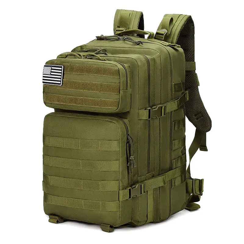 Jsh Hot Selling Camouflage Molle Systeem Tactische Aanval Rugzak 45l Molle Custom Rugzak Voor Gym Wandelen Aangepaste Logo