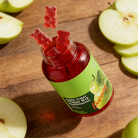 Gummies de vinaigre de cidre de pomme de haute qualité, multivitamines B12, pour des niveaux d'énergie normaux et la santé intestinale – Approvisionnement direct usine