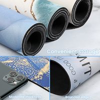Tapis de salle de bain à motif marbré CF, tapis de douche antidérapant, absorbant l'eau, en diatomite, tapis de bain en caoutchouc, tapis de porte