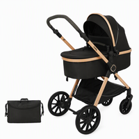 Poussette pliable 4 en 1 Kidilo, légère, en alliage d'aluminium, pour voyages en plein air, vente en gros directe d'usine