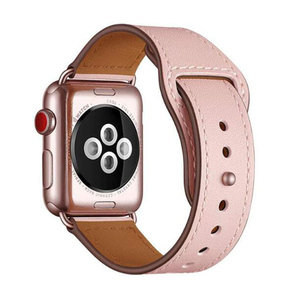 Hot Sale Wristband 38mm 40mm 42mm 44 mm Genuine Leather Luxury Watch Band Strap For i Apple Watch Series 5 4 3 Iwatch Bands - Product Image 2