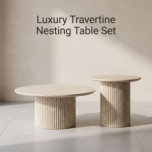 <span class=keywords><strong>Table</strong></span> <span class=keywords><strong>basse</strong></span> moderne et minimaliste, design deux pièces durable, facile à nettoyer, mobilier de salon domestique, petite unité - Product Image 1