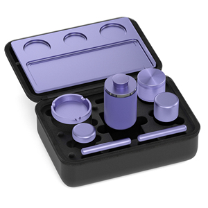 Set per Fumatori VA di Alta Qualità, Kit in Alluminio Stile Moderno, Vari Tipi Personalizzati, Kit per Fumatori Viola per Tabaccherie - Product Image 5