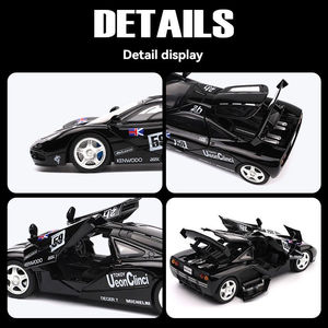 Coches de Juguete de Metal Fundido a Presión 1:32 McLaren F1 Caoting con Sonido y Luz, Puertas Abatibles, Superdeportivo, Adorno Decorativo, Juguetes Modelo - Product Image 2