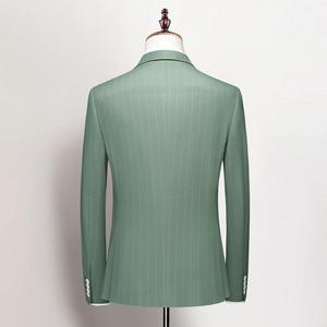 <span class=keywords><strong>Costume</strong></span> de mariage sur mesure de haute qualité pour hommes, avec veste et pantalon, idéal pour les occasions professionnelles et les mariages - Product Image 2
