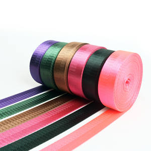 Custom Design <strong>Nylon</strong> <strong>Webbing</strong> Strap Low Price Herringbone Striped Pattern Embroidered Style - Product Image 5