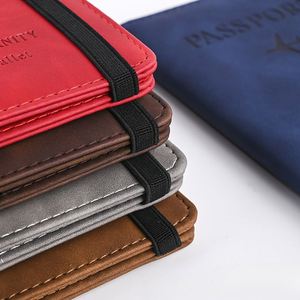 Custom RFID Blocking Passport Holder - Travel <b>Wallet</b> for Men & Women, PU Leather Document Case - Product Image 4
