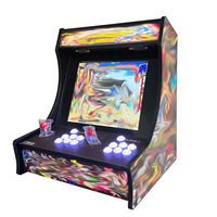Console de Jeux à Monnayeur avec 10000 Jeux, Version 3D Bartop, Machines d'Arcade Vidéo pour Joueurs