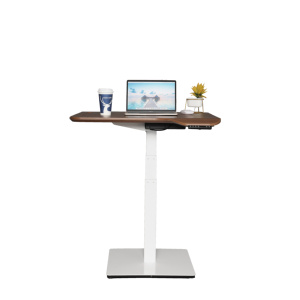 Bureau debout électrique à colonne à moteur unique Ada, réglable en hauteur, pour assis-debout, <span class=keywords><strong>pupitre</strong></span>, designs modernes pour <span class=keywords><strong>église</strong></span> - Product Image 1