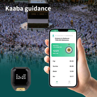 Anillo inteligente Tasbih con pantalla táctil OLED de plástico de lujo, el más vendido, con control por aplicación para el recuento de oraciones musulmanas y función Qibla Zikr.