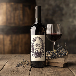 Fanyi artigianale metallo vino 500Ml strizzacervelli nero 30 <span class=keywords><strong>Ml</strong></span> Pvc bottiglia di acqua minerale stampa etichette di birra etichette per bottiglie di profumo - Product Image 5