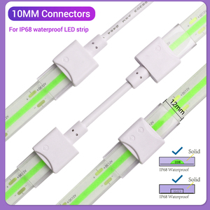 Conectores de Tira de Luz LED de PCB Sólido Hippo-M, Impermeables IP65, Conexión Rápida y Fácil, 12V, para Tira de Luz de un Solo Color de 10mm - Product Image 6