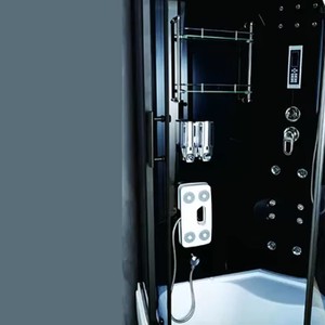 Box Doccia Scorrevole Moderno Boye per Hotel, con Telaio in Acciaio Inox Lucido e Vetro Temperato, Garanzia 3 Anni, per Appartamenti e Ville - Product Image 2