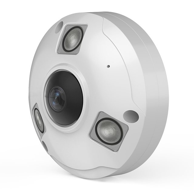 5MP 360 Panoramic Fisheye CCTV Surveillance Camera 120dB WDR IR Night Vision Wide View Angle POE IP Network Security Camera