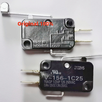 Contrôles industriels AGENT 3A 125VAC 30VDC interrupteur à pression V-155-1C25 MICRO COMMUTATEUR pour OMRON