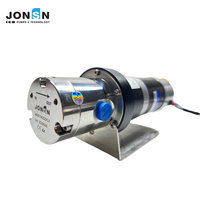 Micro-pompe à engrenages personnalisable avec moteur sans balais DC 24V, entraînement magnétique électrique, engrenages PEEK, Jonsn Micropump