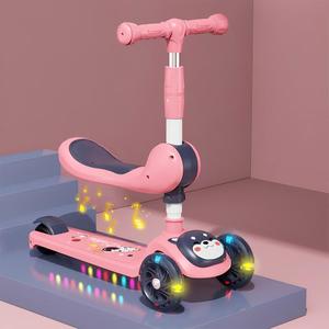 Trottinette électrique à trois roues pour enfants de 1 à 12 ans, garçons et filles, avec capteur antidérapant, en plastique - Product Image 4