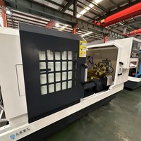 Tour numérique horizontal à broche unique CNC de type banc plat CK6150 avec commande numérique, capacité de travail moyenne