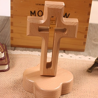 Vente flash - Croix en bois artisanale de style vintage, articles décoratifs pour la famille, l'église, les mariages, les festivals et autres occasions.