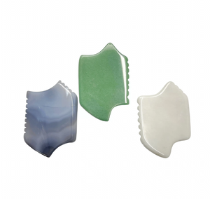 Herramientas de Masaje de Drenaje Linfático de la Fábrica de Artesanías Yingjia, Tabla de Raspado de Jade Blanco - Product Image 1