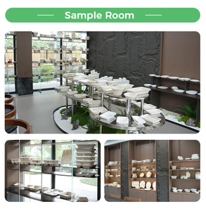 4D <span class=keywords><strong>compostable</strong></span> bột giấy Bộ đồ ăn container thực phẩm phân hủy sinh học vuông dùng một lần phân hủy thực phẩm thịt khay - Product Image 5