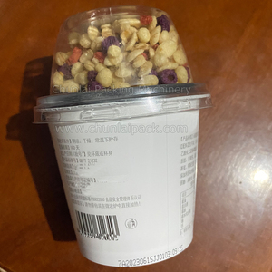 Machine automatique de remplissage, scellage et bouchage en ligne pour l'emballage de <span class=keywords><strong>fromage</strong></span> <span class=keywords><strong>feta</strong></span> blanc, de yaourt grec et de salades - Product Image 5
