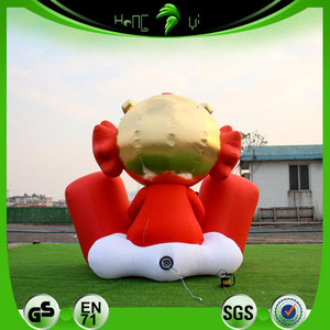 Ballon gonflable géant Modèle Dieu de la Richesse Publicité extérieure Gonflables Mascotte de dessin animé pour la décoration des centres commerciaux du Festival du Printemps - Product Image 5