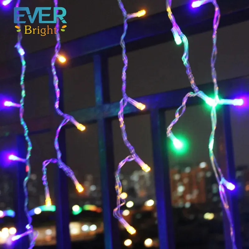 Innendekoration Lichter Eiszapfen LED Weihnachts fenster Vorhang Schnur m5 LED Eiszapfen Lichter, Eiszapfen Lichter Indor, LED_Icicle_Light