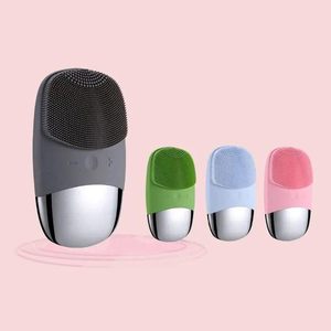 Facial Cleansing Brush Hand Held USB Portable Silicone Waterproof Rechargeable Face Wash Brush Massaging for Deep Cleansing - Product Image 5