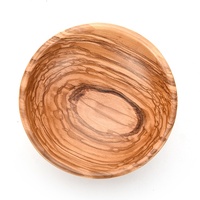 Bol rond décoratif en bois d'olivier pour la maison moderne Casse-croûte Apéritif bols en bois de luxe pour servir les aliments