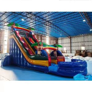 Parc de jeux gonflables commercial pour enfants, toboggan aquatique gonflable pour jardin, <span class=keywords><strong>piscine</strong></span> gonflable pour adultes et enfants, toboggan aquatique gonflable humide et sec - Product Image 2