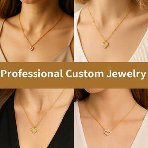 Tendencia personalizada 18K chapado en oro de acero inoxidable primavera broche collar cadenas de moda para el estilo diario para la joyería de verano - Product Image 3