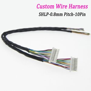 وصلة أسلاك متعددة الألوان مزدوجة الطرف JST SHLP-10V-S-B بـ 10 دبابيس وخطوة 1.0 مم للحساسات الصغيرة - Product Image 1