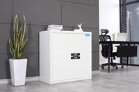 Meubles de bureau modernes, grande capacité, serrure à code, 2 tiroirs, armoire de classement en acier laminé à froid, coffre-fort de stockage financier, école