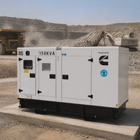 Groupe électrogène de secours silencieux triphasé 150 kVA 120 kW 180 kVA pour hôtel, certifié CE ISO, fabriqué par l'usine de générateurs de Guangzhou