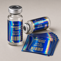 Étiquettes autocollantes personnalisées à haute adhérence pour flacons, marquage personnalisé, plusieurs tailles pour flacons de 3 ml, 5 ml, 10 ml
