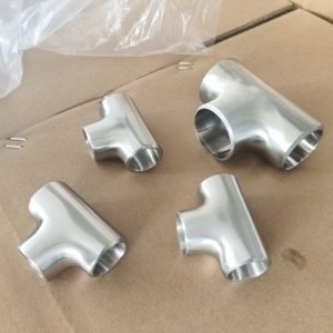 Công nghiệp liền mạch thép không gỉ 304 316L mông hàn TEE sch10 sch40 bằng TEE với bề mặt chân tóc DN15 DN40 phụ kiện đường ống - Product Image 3