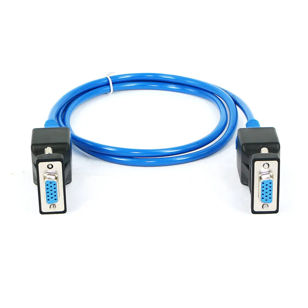 VGA Extender adaptor perempuan Ke Lan Cat5 Cat5e/6 RJ45 konverter VGA perempuan ke RJ45