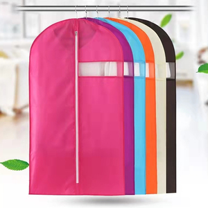 Housse <span class=keywords><strong>de</strong></span> vêtement colorée en tissu et plastique à prix abordable avec trou pour cintre, sac d'emballage respirant pour vêtements pour hommes, housse <span class=keywords><strong>de</strong></span> costume à fermeture éclair - Product Image 3