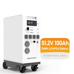 Estación de Energía Portátil de 51.2V 5kWh 100Ah, Sistema Híbrido de Almacenamiento de Energía Solar para Emergencias GP-MA5.12, Batería Solar de 51.2v - Product Image 1