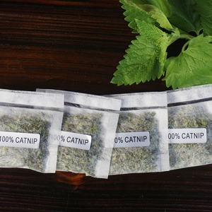 YHC15-2 nouvelles feuilles d'herbe à chat poudre d'herbe à chat 2g3g5g sachets de thé chat jouets en peluche collations - Product Image 5